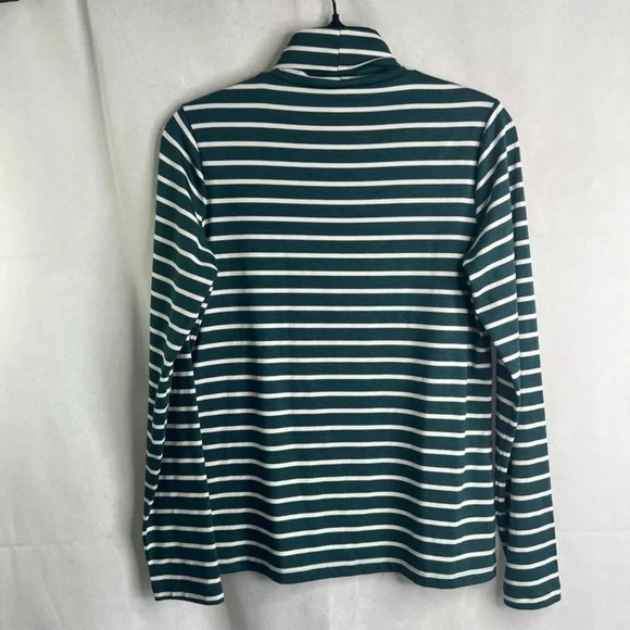 Banana Republic Threadsoft‎ Lightweight Striped Turtleneck Size Medium - Picture 2 of 7
